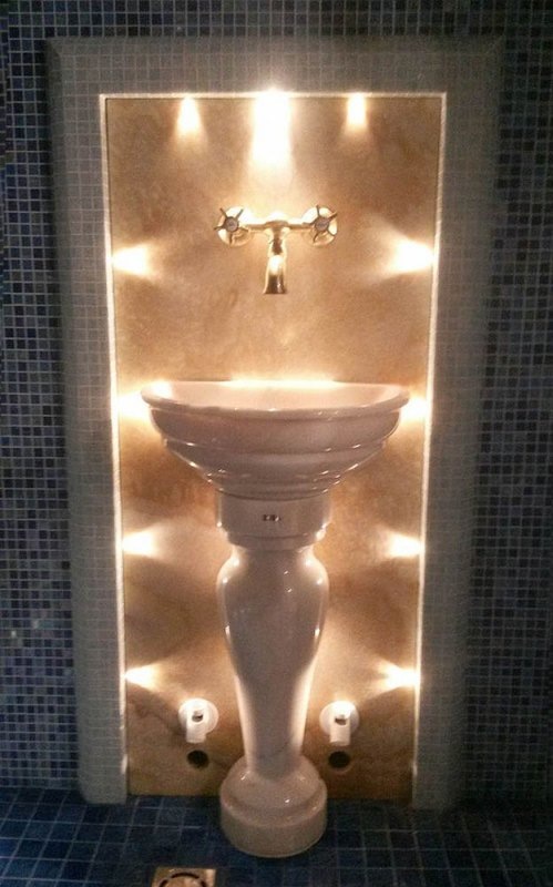 Курна под оникс с подсветкой