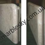 Обробка торця мармурового слебу