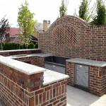 Большое барбекю П-образное