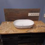 Столешница в санузел из мрамора