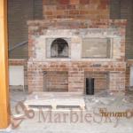 Кладка кирпичной топки камина, барбекю