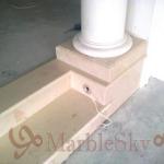 Лестницы из мрамора с подсветкой