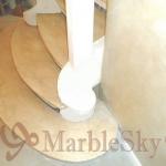 ступени закругленные из мрамора